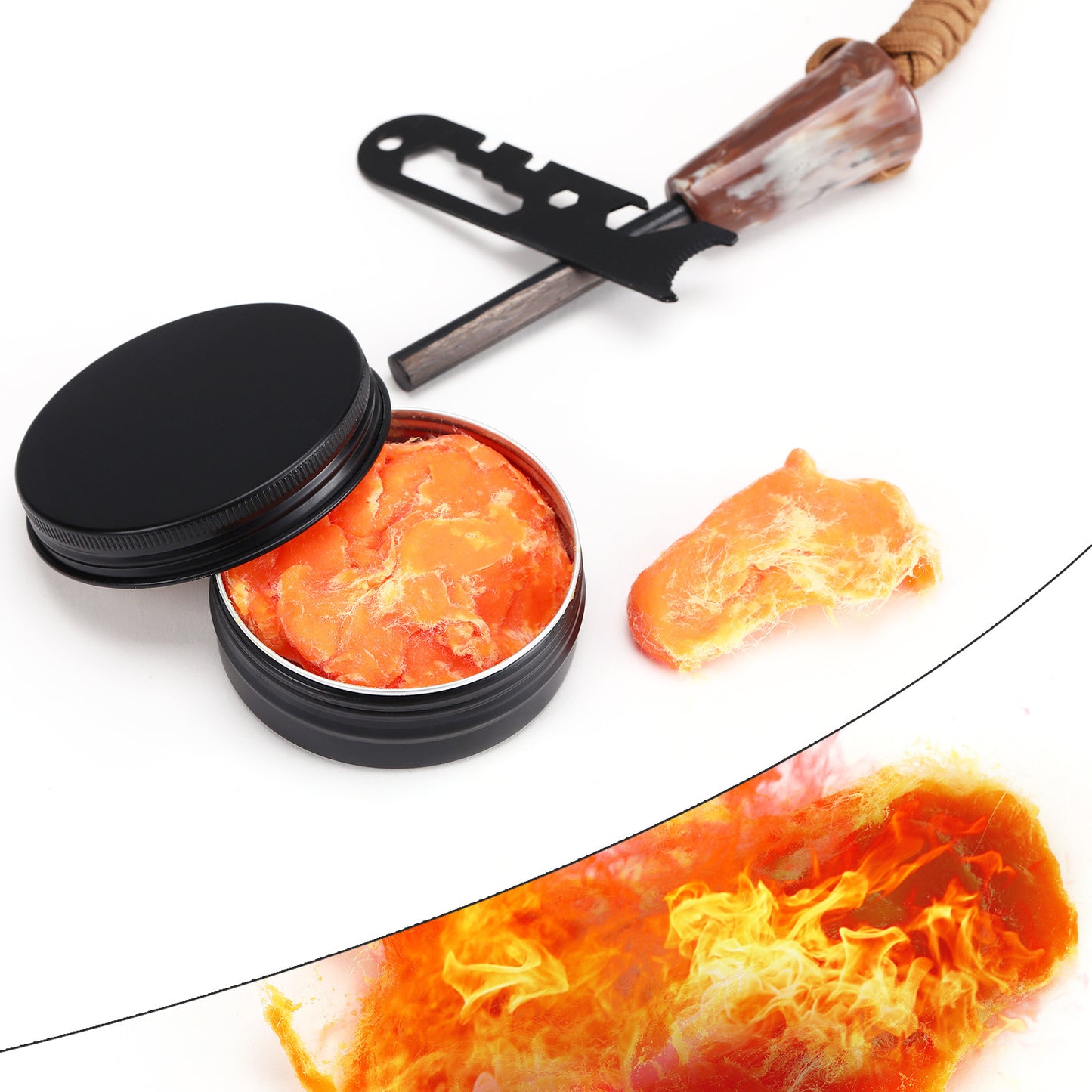 Waterproof Igniter Outdoor Emergency Lighting Volcanic Mud