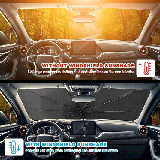 Foldable Reflector Windshields Umbrella Car Windshield Sun Shade UV Rays And Heat Sun Visor Protector