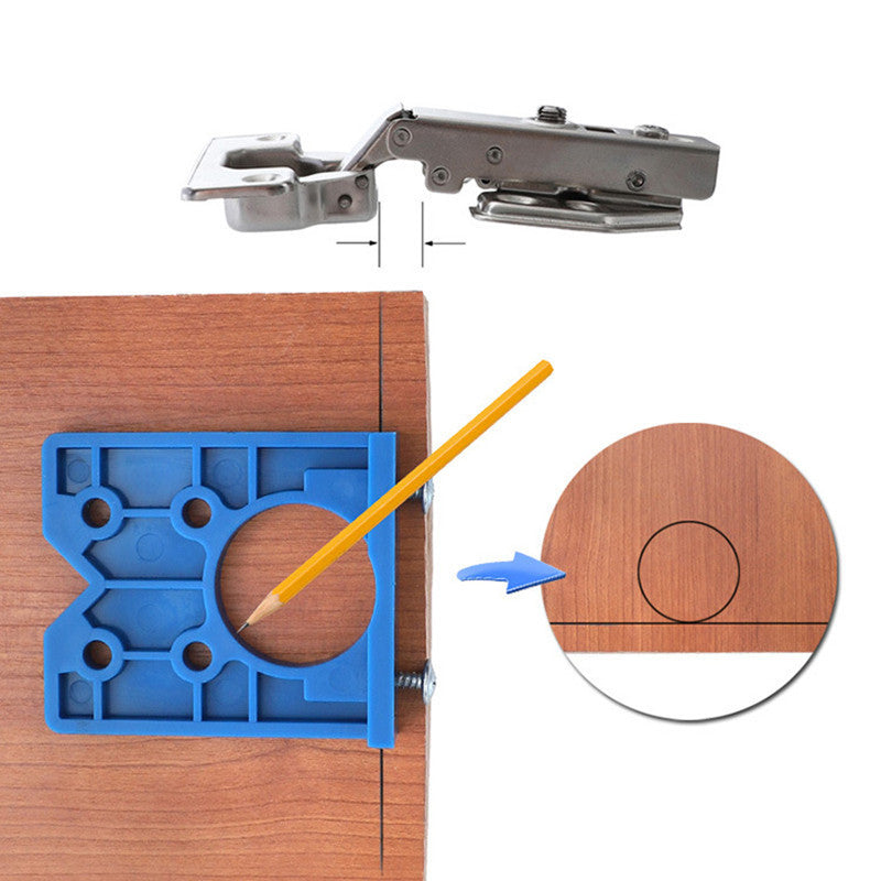 Carpentry Hinges Perforating Installation AIDS