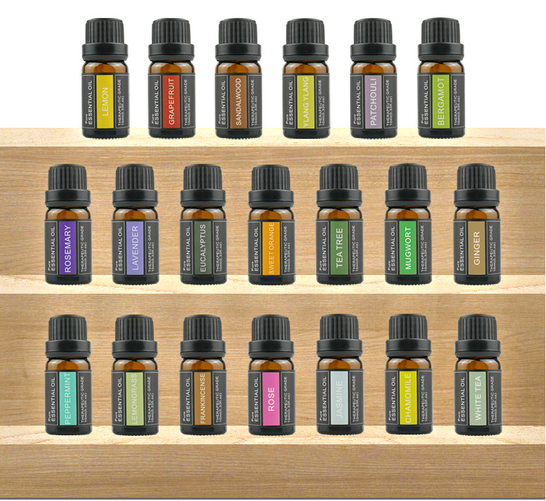 Essential Oil, Ginger, Wormwood, Rose Sandalwood Essential Oil, Fragrant, Single Plant Oil, Fragrance Box.
