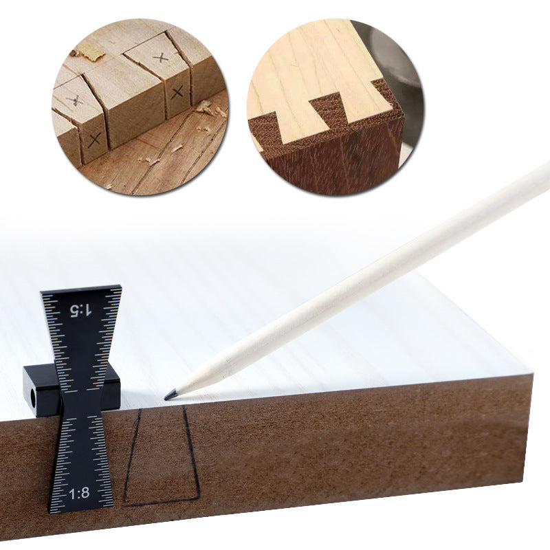 Dovetail Dovetail And Dovetail Gauge Carpentry Lining Template