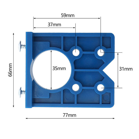 Carpentry Hinges Perforating Installation AIDS