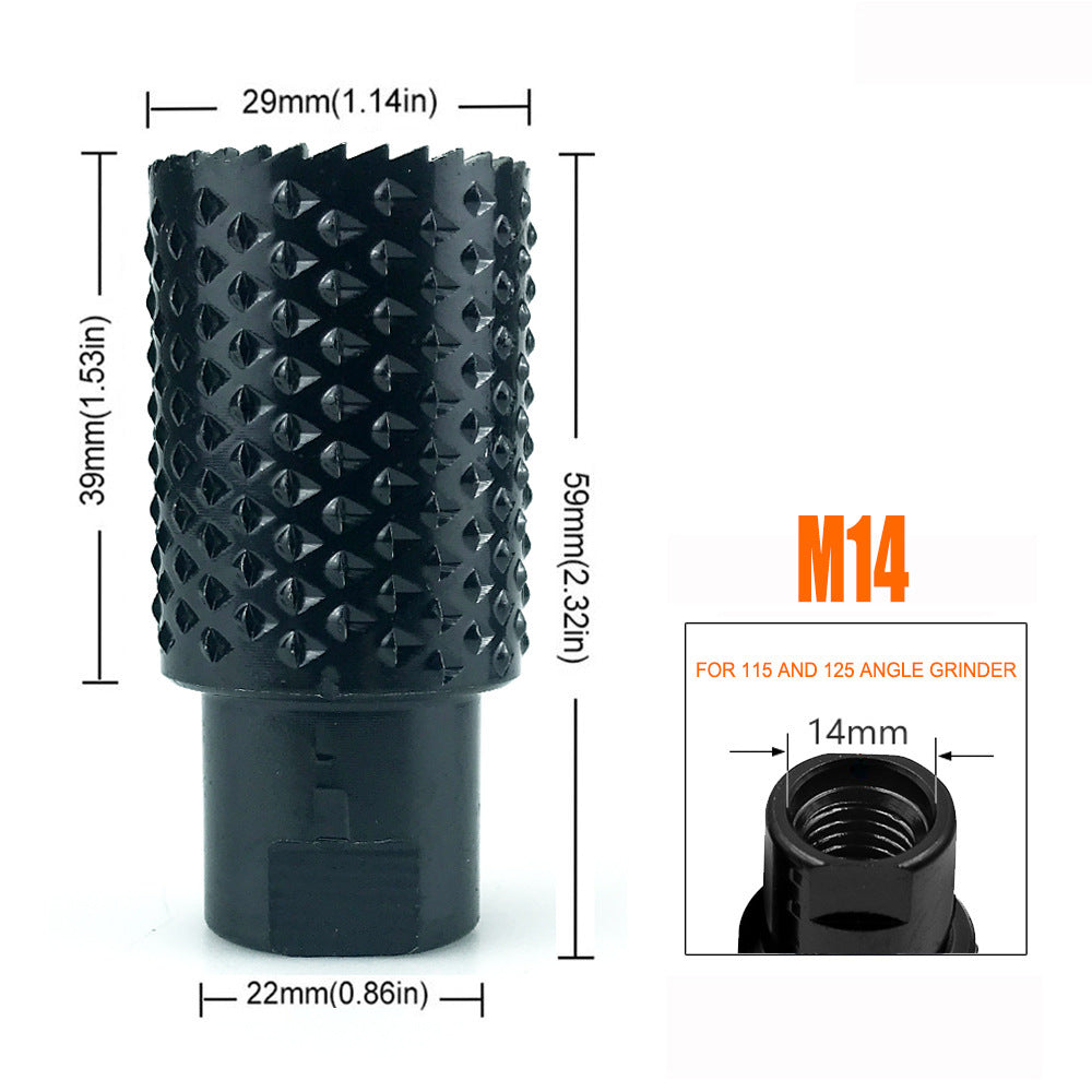 Multifunctional Angle Grinder Grinding Head Woodworking Grinding Tapper
