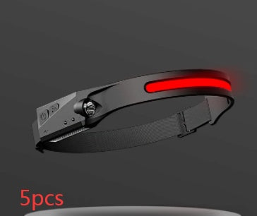 Rechargeable LED Headlamp — Motion Sensor, Waterproof (2-Pack) | Roadside Safety