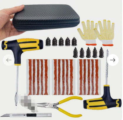 Car Tire Repair Kit Piercing Professional Repair Jack Emergency Tire Repair