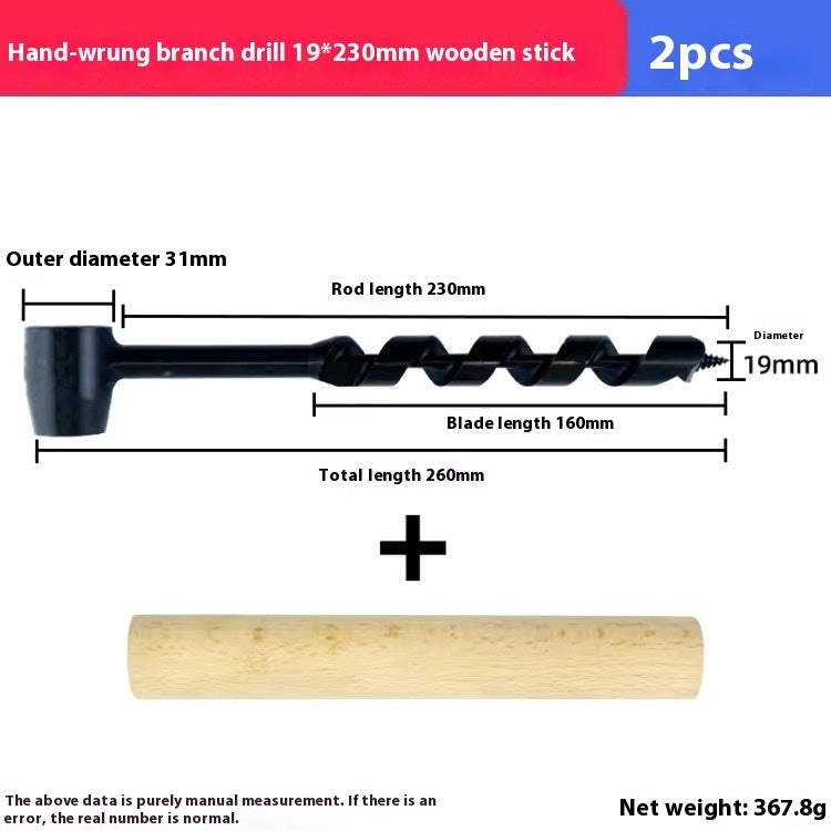 Tree Board Multifunctional Hand Carpentry Drill