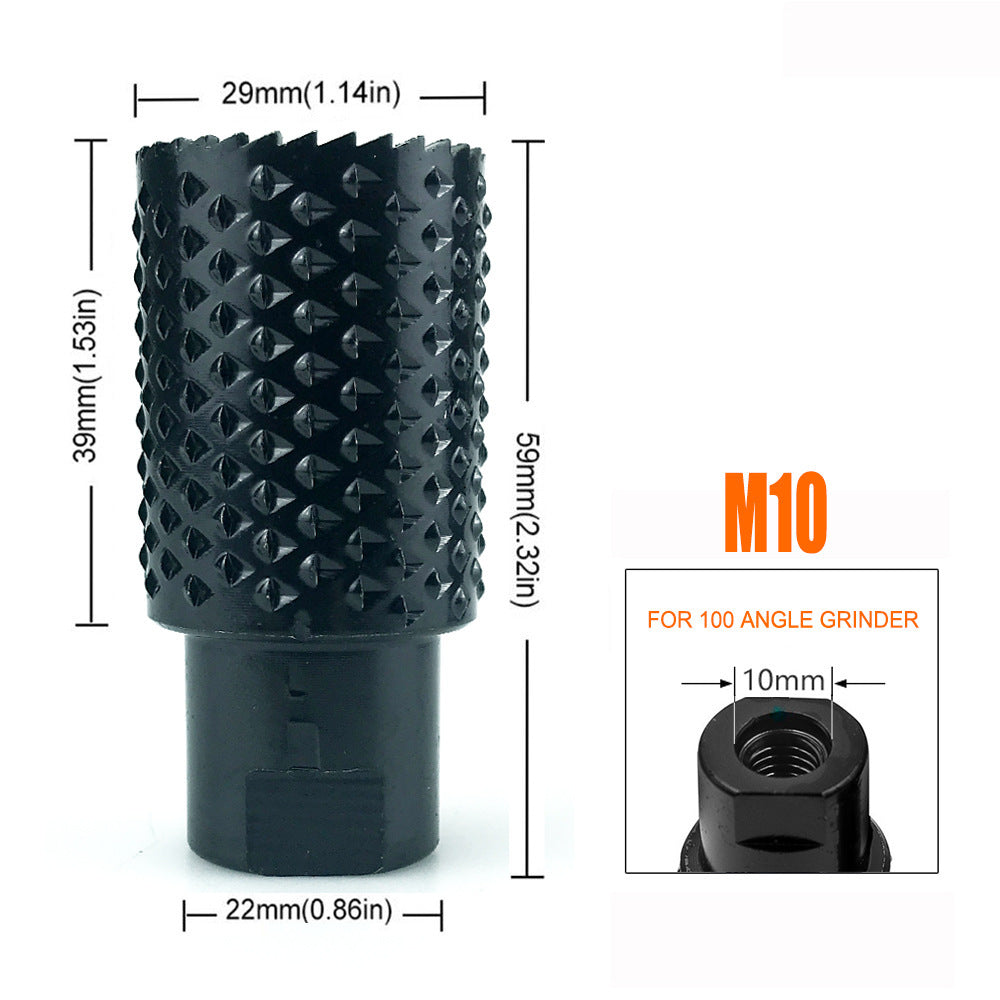 Multifunctional Angle Grinder Grinding Head Woodworking Grinding Tapper