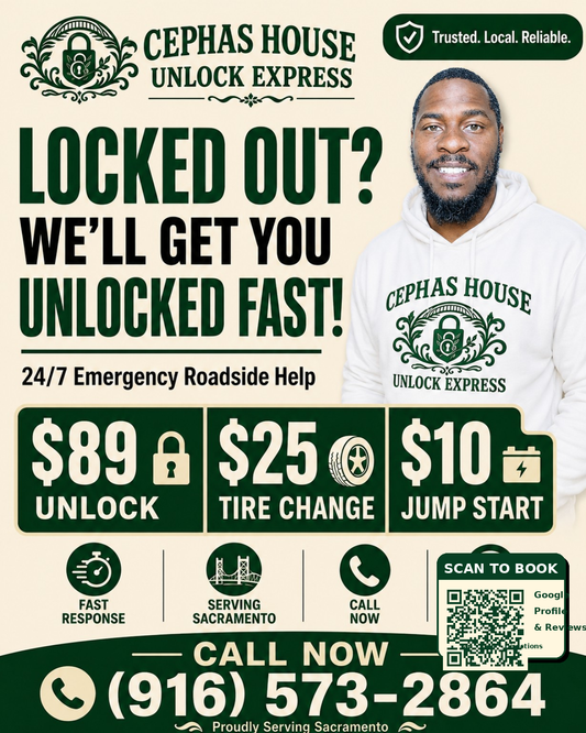 Emergency Car Unlock Service — Sacramento 24/7 Lockout